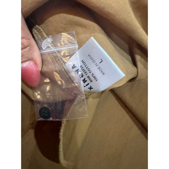 Xirena brown mini Nyla Dress in Khaki Gold size L - Picture 8 of 10